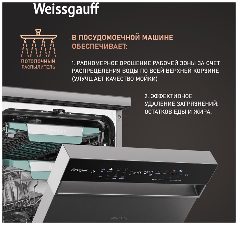 Фотографии Weissgauff DW 4539 Inverter Touch AutoOpen Inox