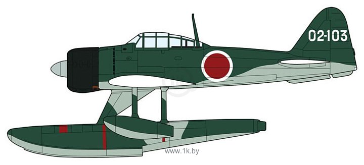 Фотографии Hasegawa Поплавковый истребитель Nakajima A6M2-N Rufe