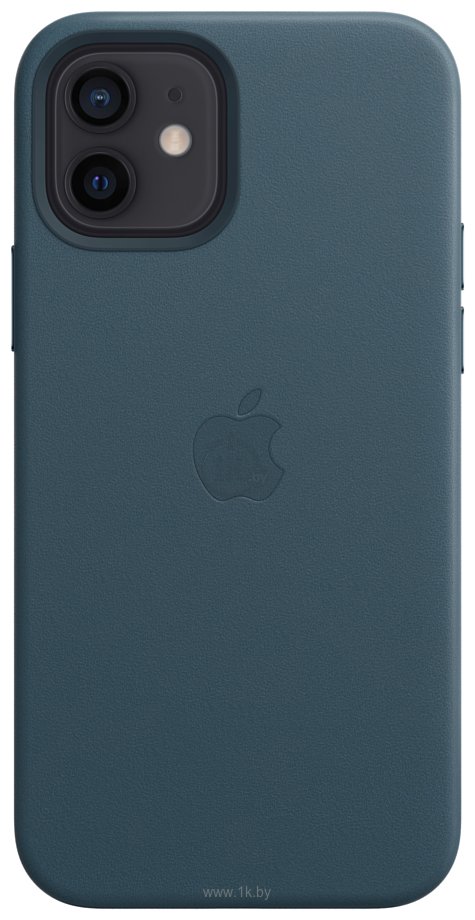Фотографии Apple MagSafe Leather Case для iPhone 12/12 Pro (балтийский синий)