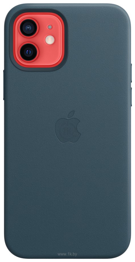 Фотографии Apple MagSafe Leather Case для iPhone 12/12 Pro (балтийский синий)