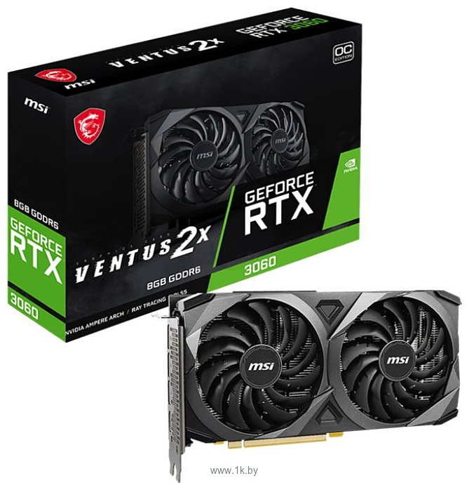 Фотографии MSI GeForce RTX 3060 Ventus 2X 8G OC