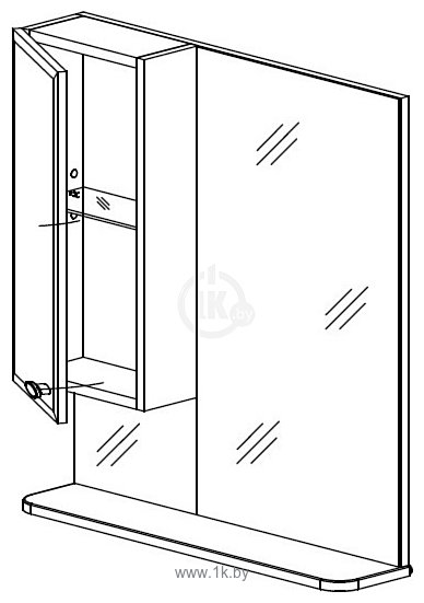 Фотографии СанитаМебель  Лотос 101.700 L