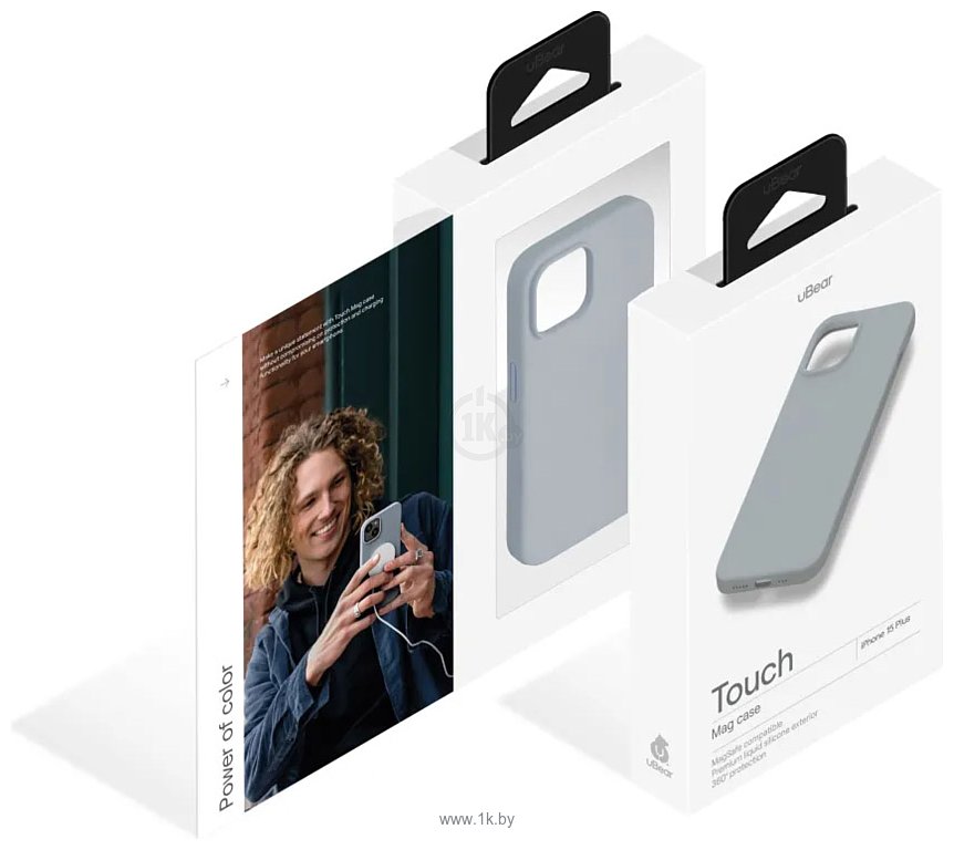Фотографии uBear Touch Mag для iPhone 15 Plus (серый)