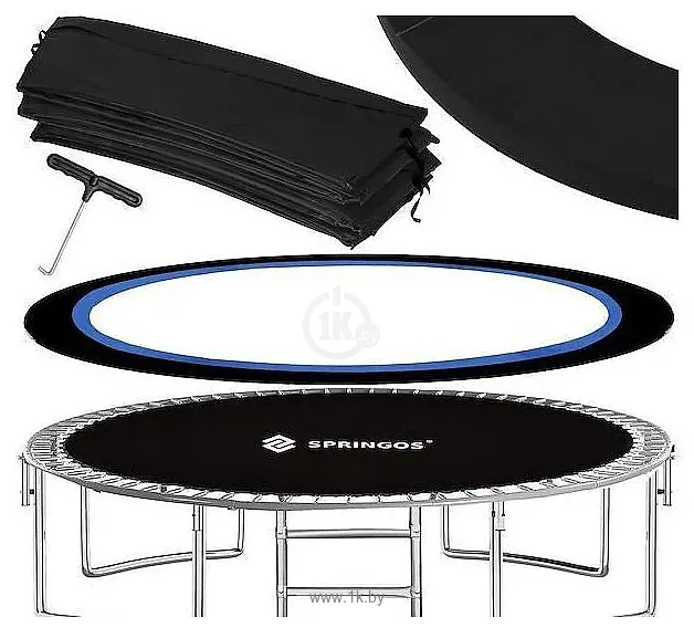 Фотографии Springos 12ft 374 см (с внешней сеткой и лестницей)