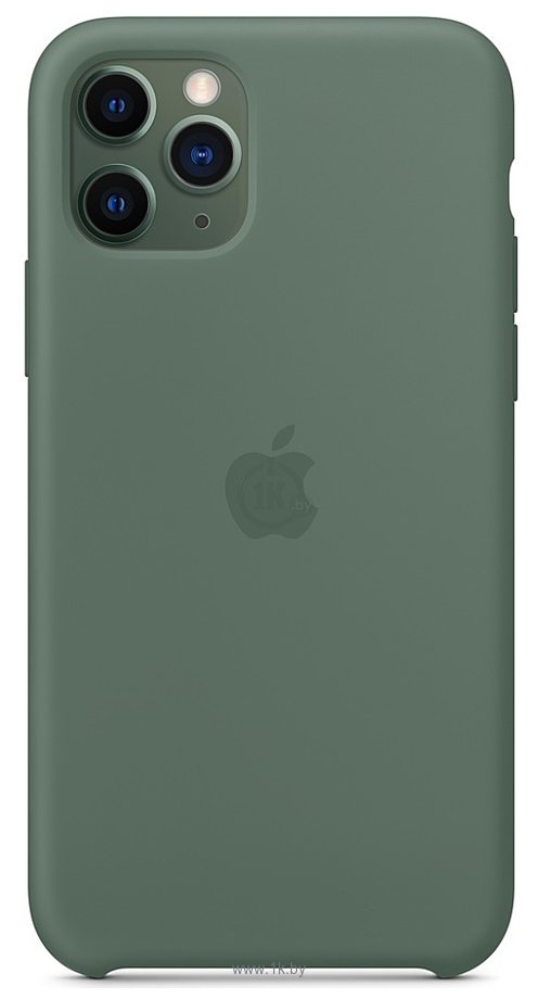 Фотографии Apple Silicone Case для iPhone 11 Pro (сосновый лес)