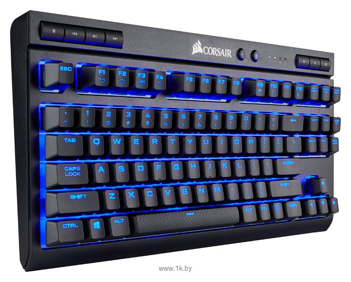 Фотографии Corsair K63 Wireless Blue LED Cherry MX Red (без кириллицы)