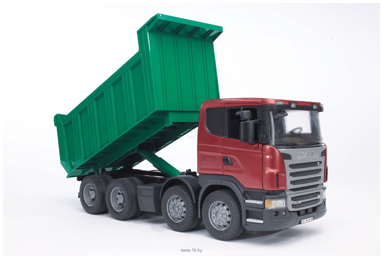 Фотографии Bruder Scania R-series Tipper truck 03550