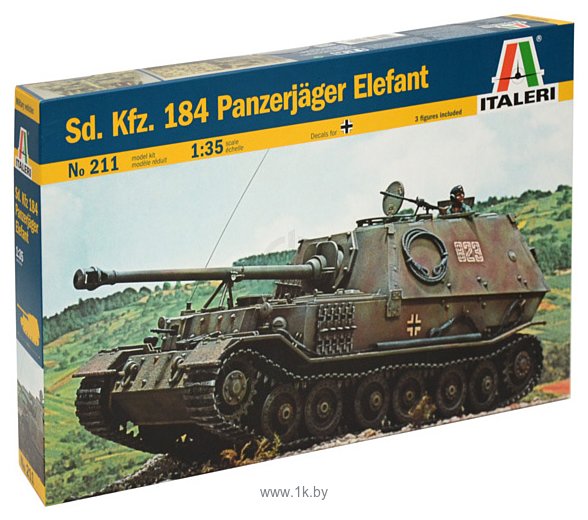 Фотографии Italeri 0211 Sd.Kfz.184 Panzerjager Elefant