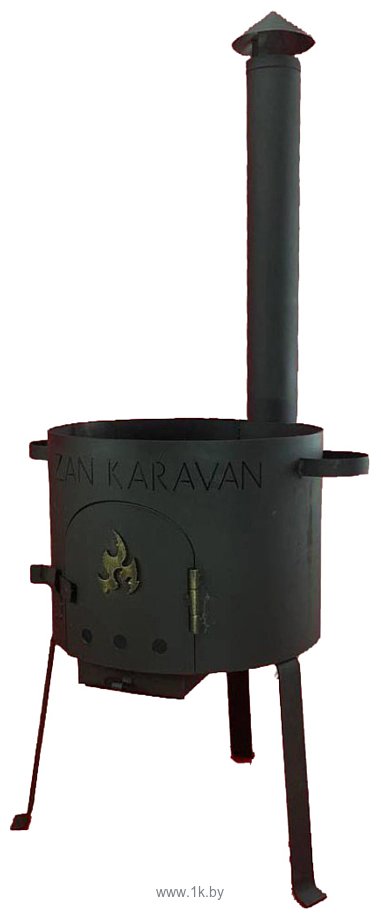 Фотографии Kazan Karavan Премиум с зольником и дымоходом 275мм 4-6л 2 мм