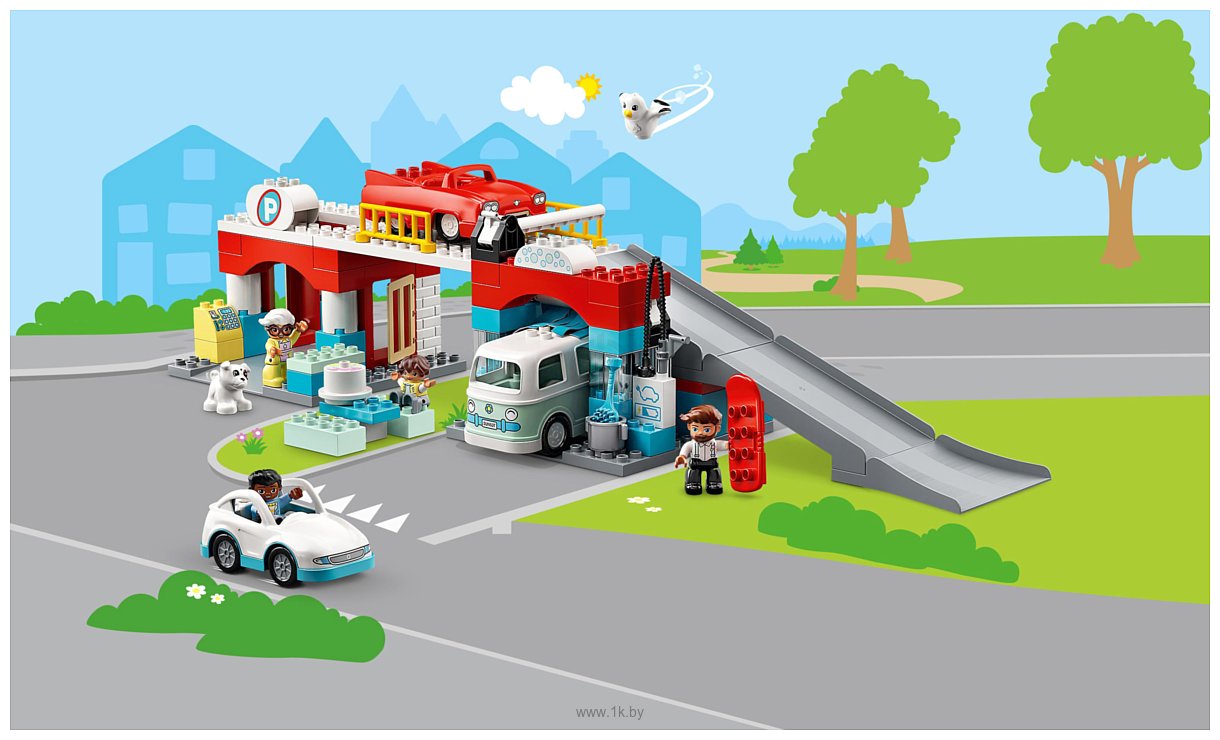 Фотографии LEGO Duplo 10948 Гараж и автомойка
