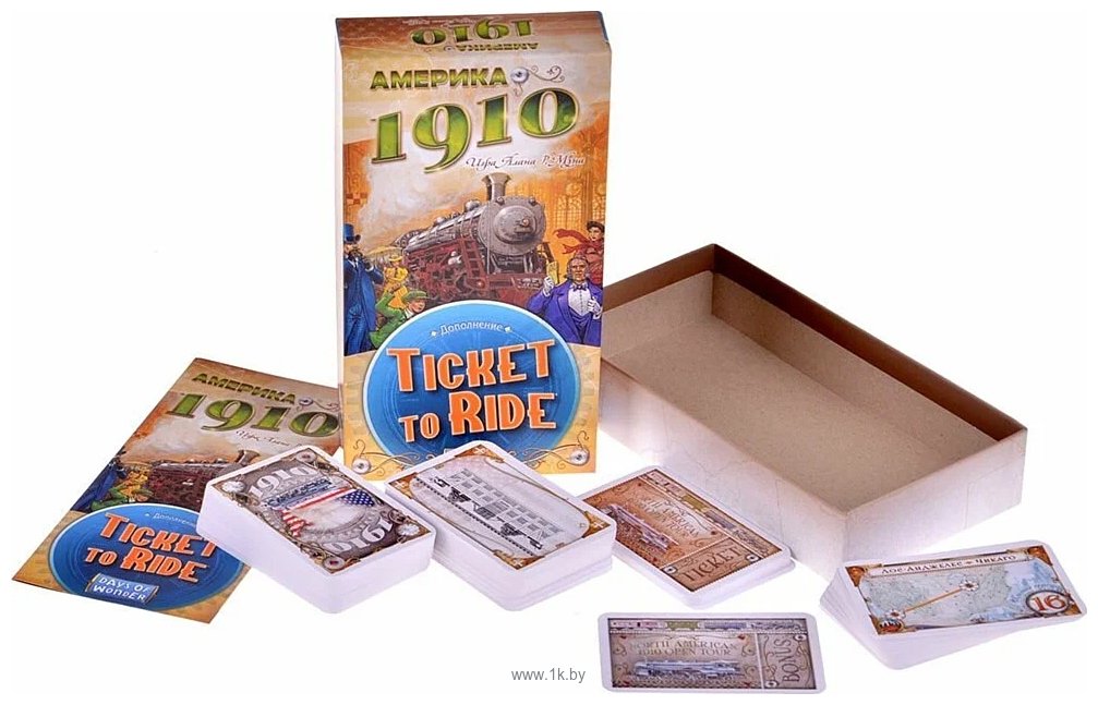 Фотографии Мир Хобби Ticket To Ride: Америка 1910 (дополнение)
