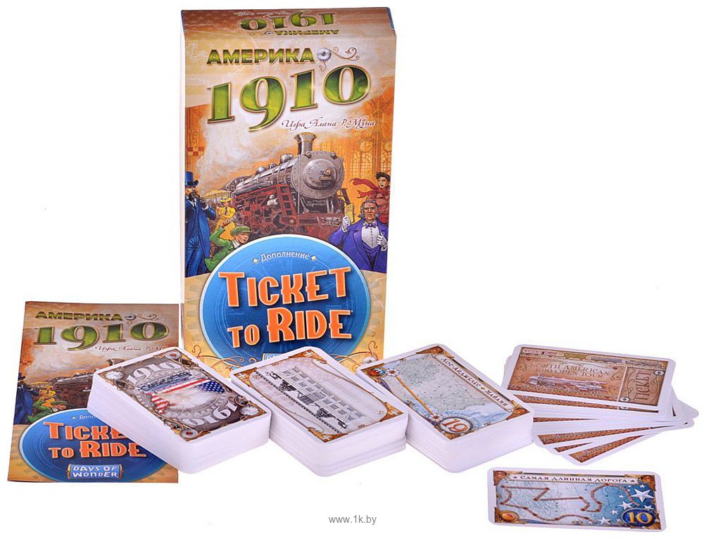 Фотографии Мир Хобби Ticket To Ride: Америка 1910 (дополнение)