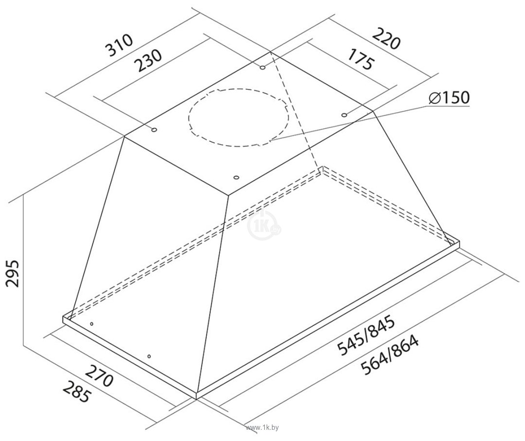 Фотографии Toflesz OK-6 Linea Glass 90 White (700)