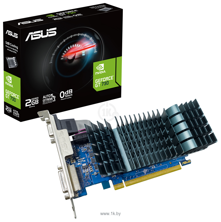 Фотографии ASUS GeForce GT 730 2GB DDR3 EVO (GT730-SL-2GD3-BRK-EVO)