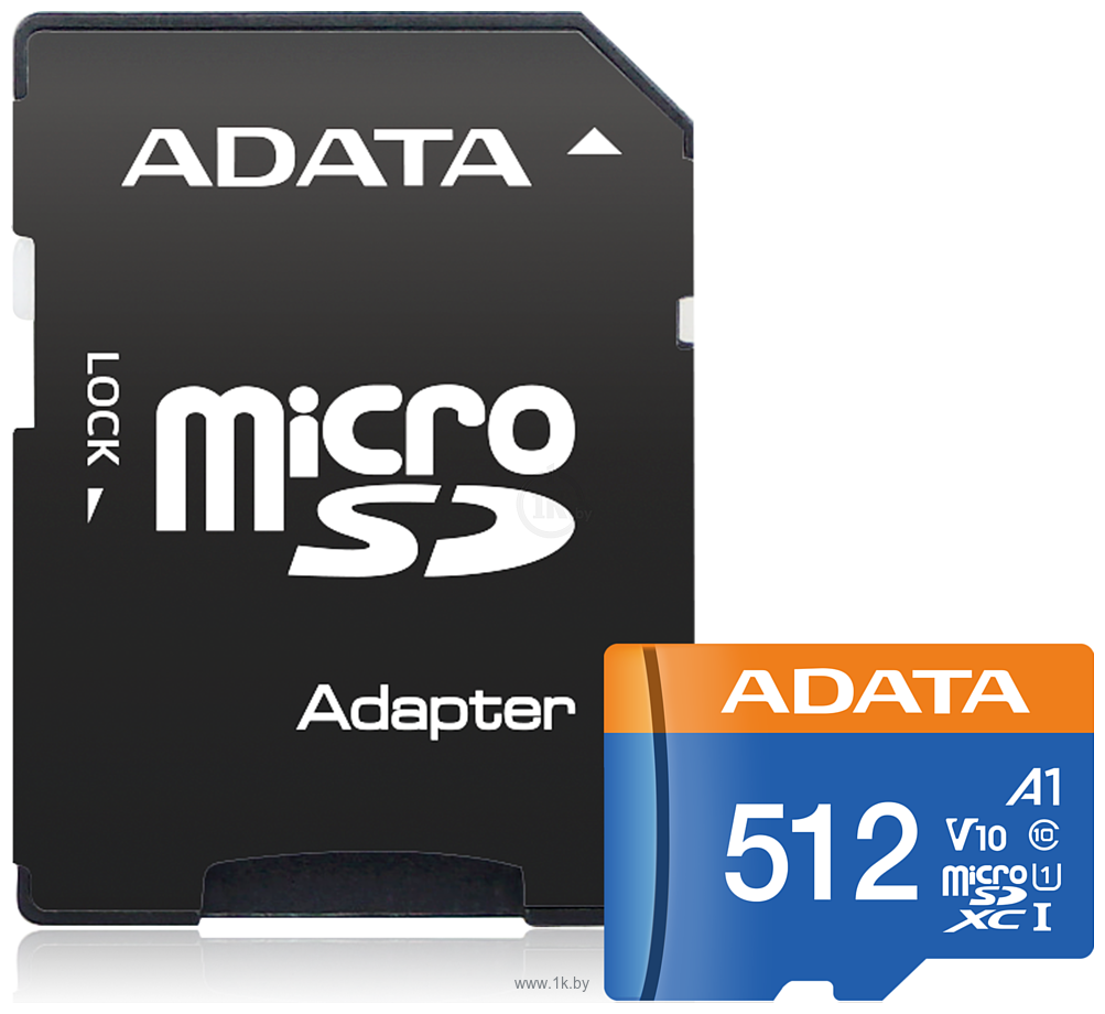 Фотографии ADATA Premier AUSDX512GUICL10A1-RA1 microSDXC 512GB (с адаптером)