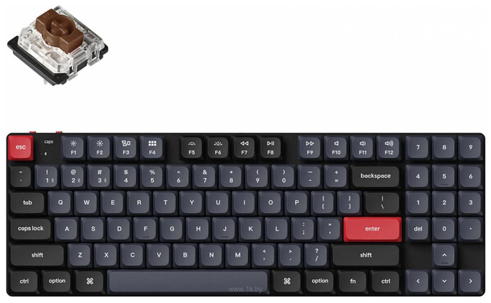 Фотографии Keychron K13 Pro RGB K13P-H3-RU Gateron Low Profile Brown