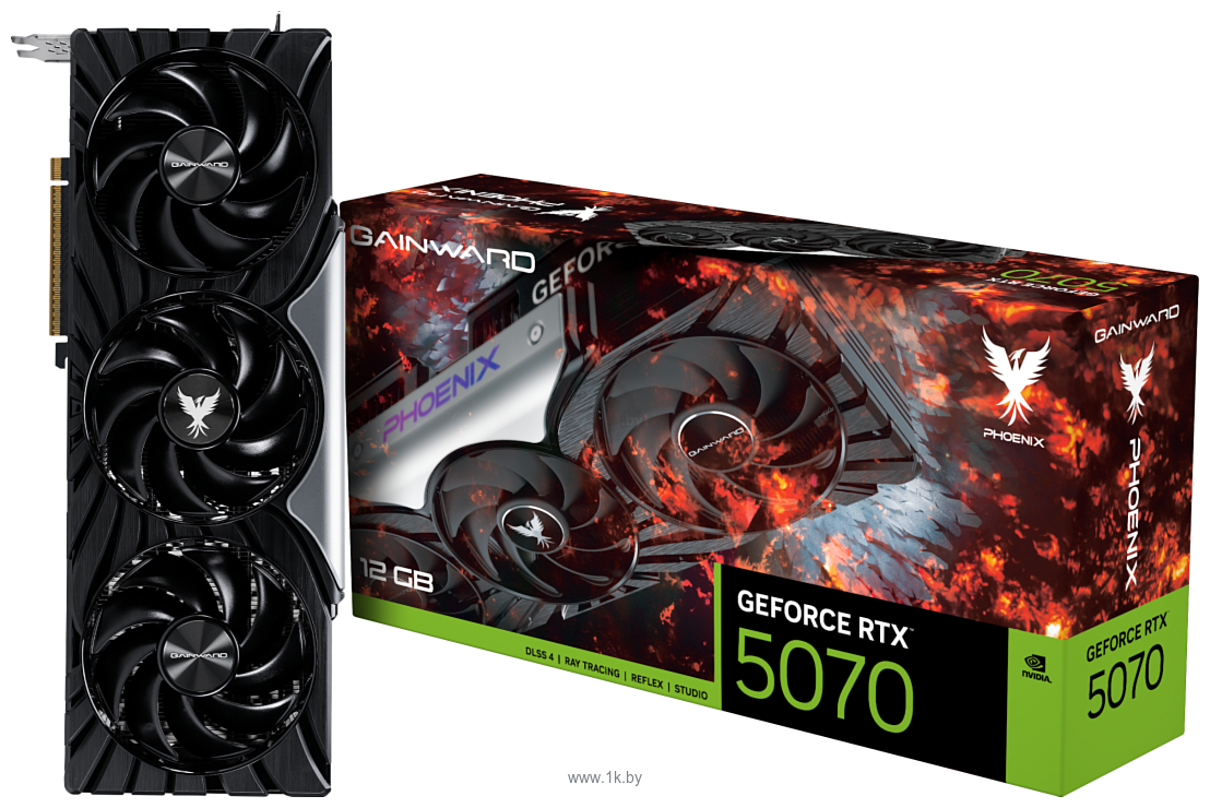 Фотографии Gainward GeForce RTX 5070 Phoenix (NE75070019K9-GB2050X)
