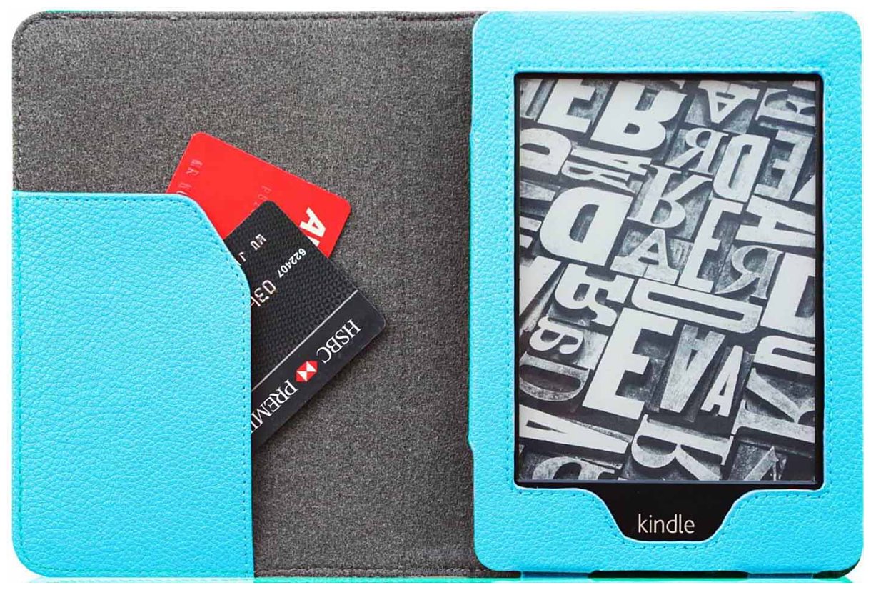 Фотографии Fintie Folio Case для Kindle Paperwhite (Light Blue)