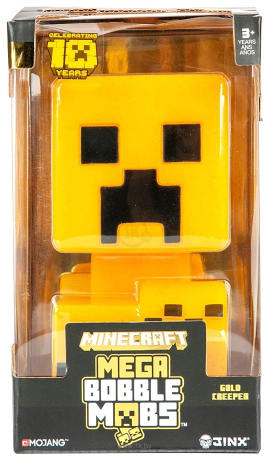 Фотографии Minecraft Mega Bobble Mobs: Creeper Gold 12296