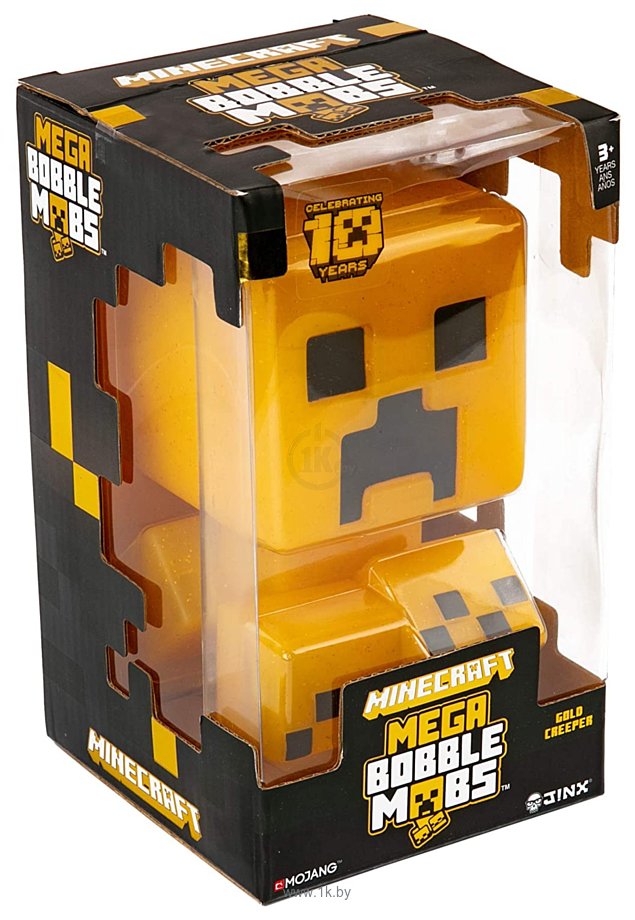 Фотографии Minecraft Mega Bobble Mobs: Creeper Gold 12296