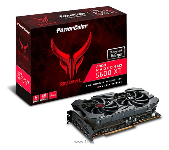 Фотографии PowerColor Radeon RX 5600 XT 6144MB Red Devil (AXRX 5600 XT 6GBD6-3DHE/OC)