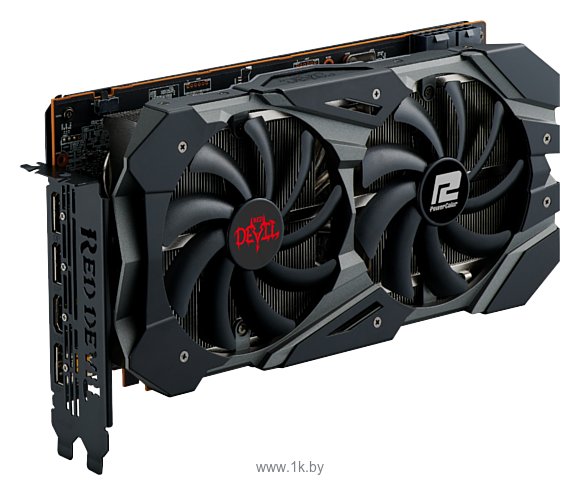 Фотографии PowerColor Radeon RX 5600 XT 6144MB Red Devil (AXRX 5600 XT 6GBD6-3DHE/OC)