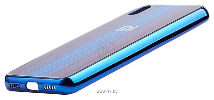 Фотографии EXPERTS Aurora Glass для Xiaomi Redmi 7 с LOGO (синий)