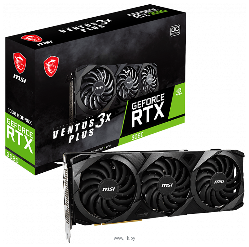 Фотографии MSI GeForce RTX 3080 Ventus 3X Plus 10G OC LHR