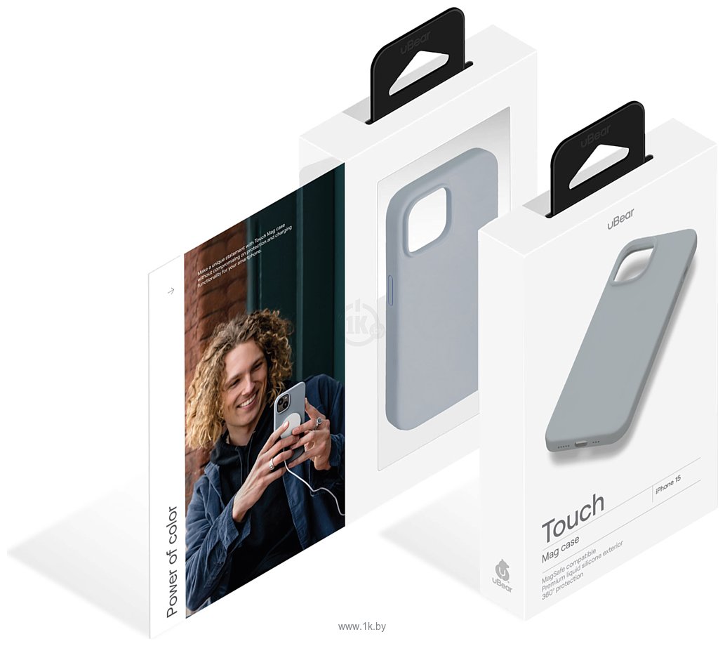 Фотографии uBear Touch Mag для iPhone 15 (серый)
