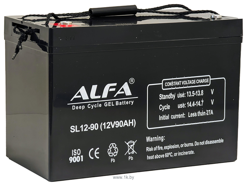 Фотографии ALFA 12V-90Ah(C20) L+ (90Ah)