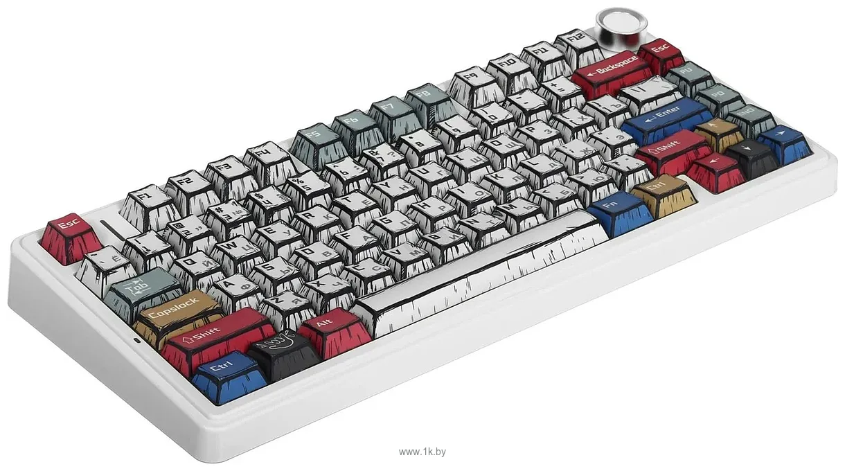 Фотографии AULA F75 Comic Keycap, Leobog Graywood V3