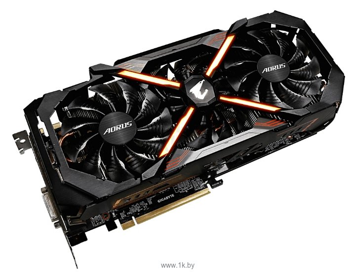 Фотографии GIGABYTE GeForce GTX 1080 Ti 1594Mhz PCI-E 3.0 11264Mb 11010Mhz 352 bit DVI 3xHDMI HDCP Aorus