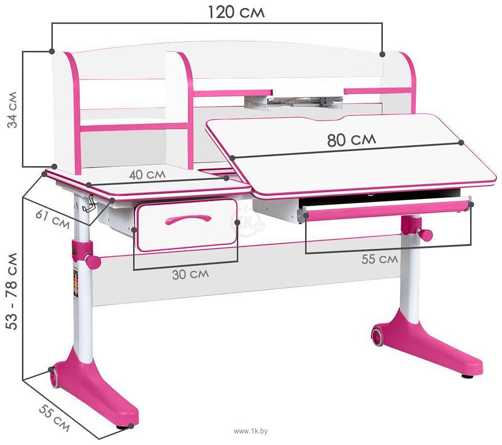 Фотографии Anatomica Uniqa (белый/розовый)