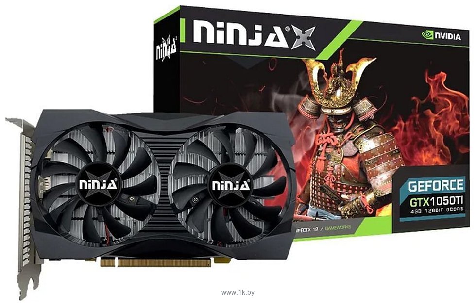 Фотографии Sinotex Ninja Geforce GTX 1050 Ti 4GB GDDR5 (NF105TI45F)