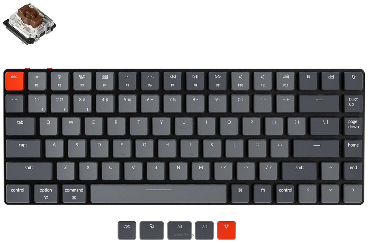 Фотографии Keychron K3 V2 RGB K3-B3-RU Gateron Low Profile Brown