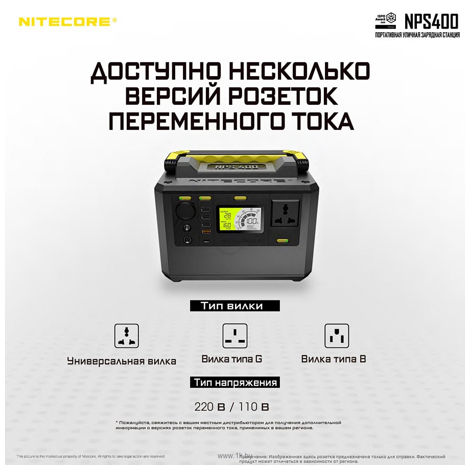 Фотографии Nitecore NPS400