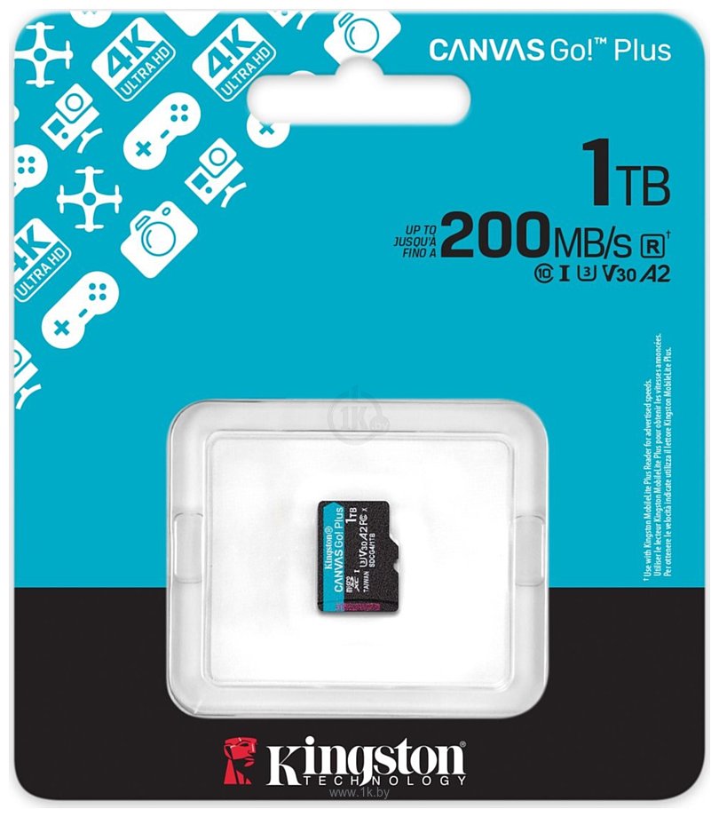 Фотографии Kingston Canvas Go! microSDXC 1TB SDCG4/1TBSP Фотографии Kingston Canvas Go! microSDXC 1TB SDCG4/1TBSP