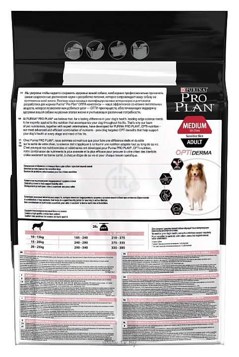 Фотографии Purina Pro Plan (3 кг) Medium Adult сanine Sensitive Skin Salmon and rice dry