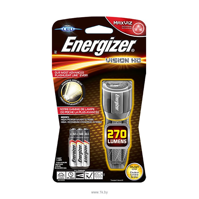 Фотографии Energizer Metal Vision HD 3xAAA