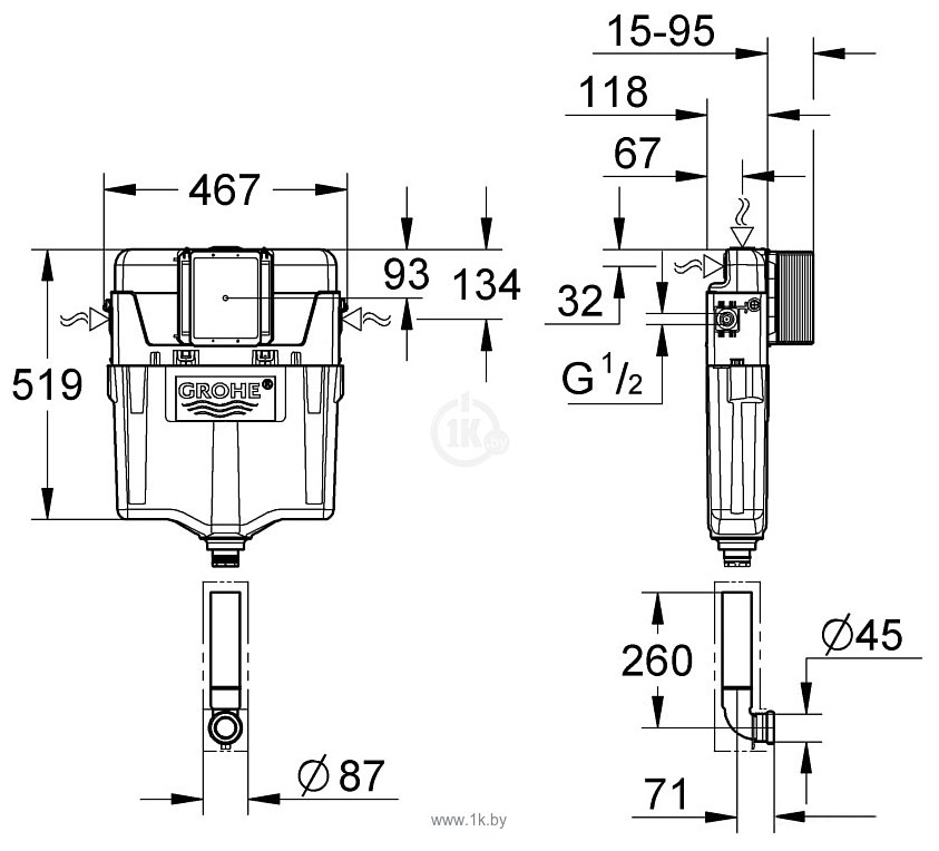 Фотографии Grohe GD 2 (38661000)