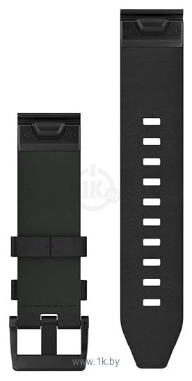 Фотографии Garmin QuickFit кожаный 22 мм для fenix 5 (черный)