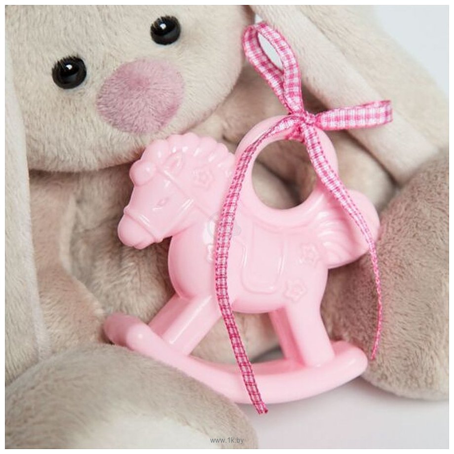 Фотографии Зайка Ми с розовой лошадкой (15 см)