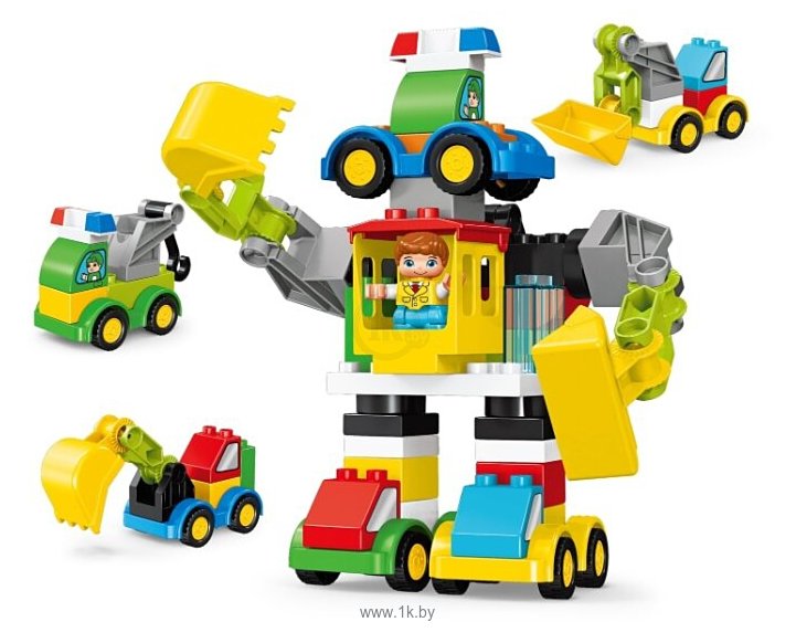 Фотографии Kids home toys Funny Blocks 188-420 Funny Auto Robot