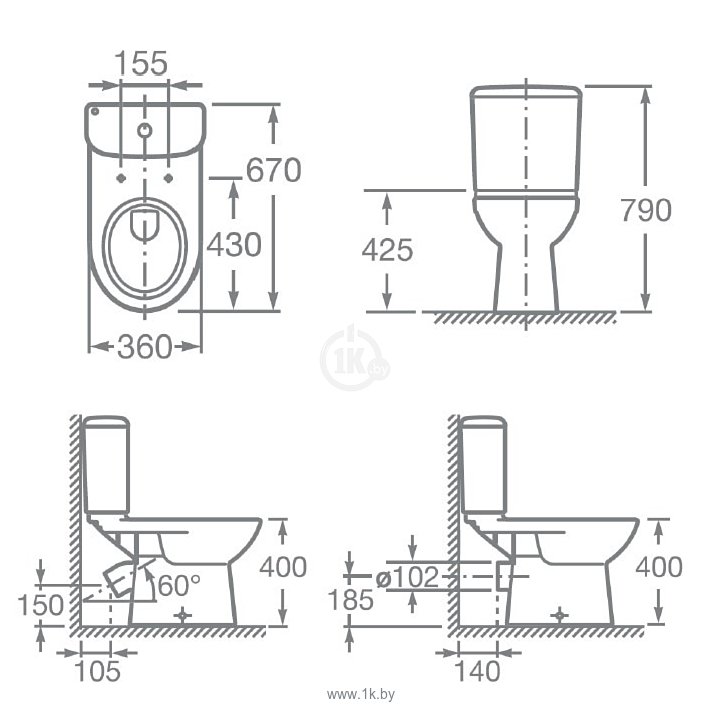 Фотографии Roca Access 34P23900Y