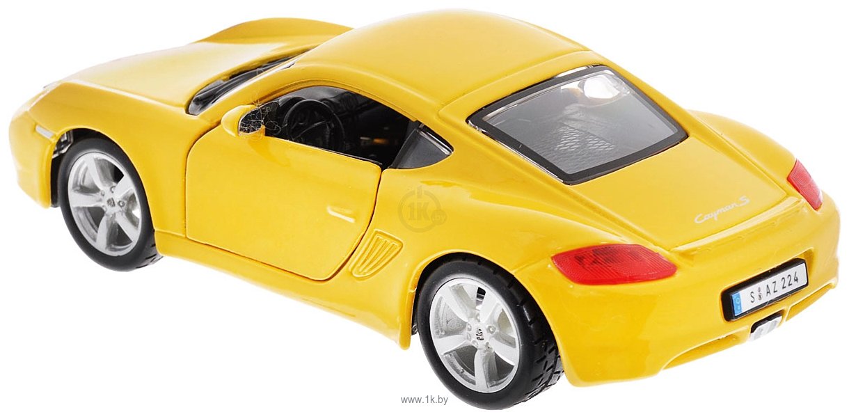 Фотографии Bburago Porsche Cayman S 18-43003 (жёлтый)