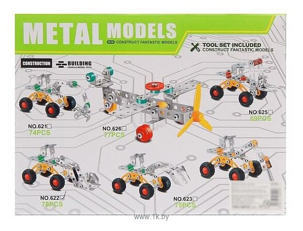 Фотографии Aole Toys Metal Models 622 Мини-экскаватор