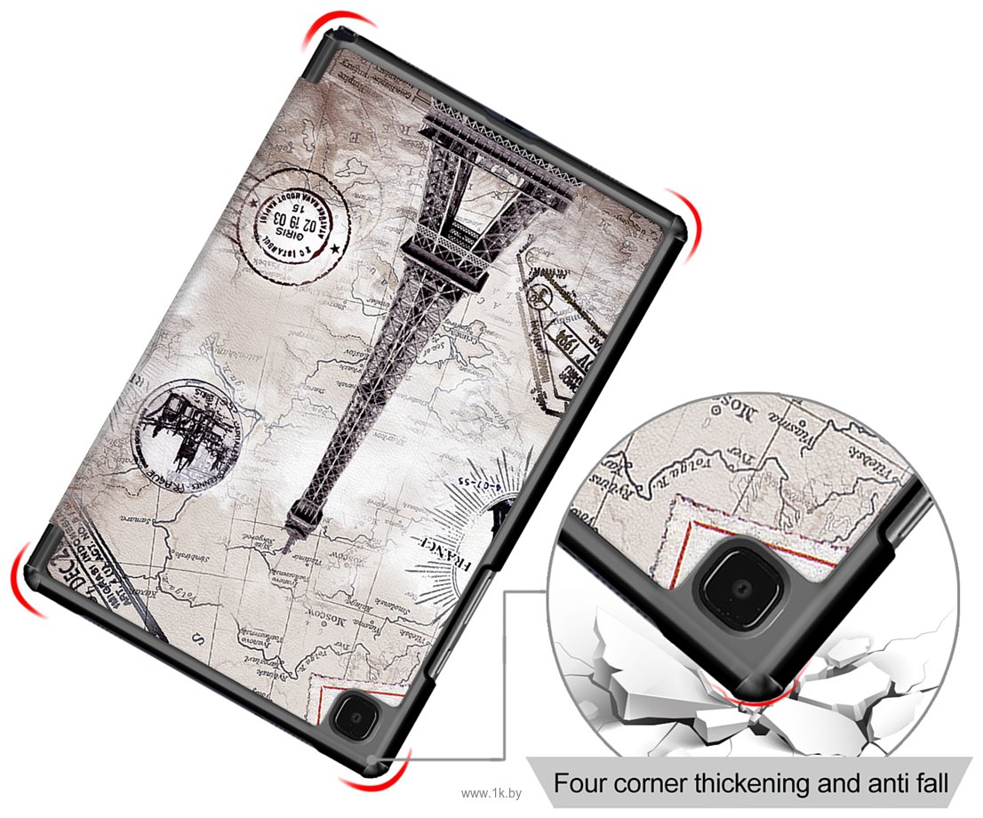 Фотографии JFK Smart Case для Samsung Galaxy Tab A7 (Эйфелева башня)