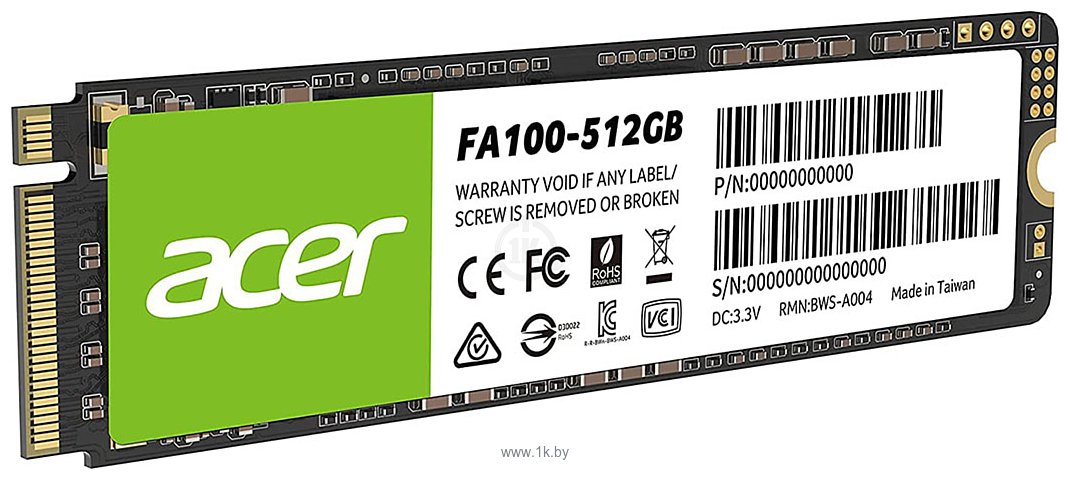 Фотографии Acer FA100 512GB BL.9BWWA.119