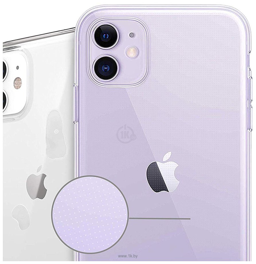 Фотографии Brosco IP11-TPU-TRANSPARENT для iPhone 11 (прозначный)