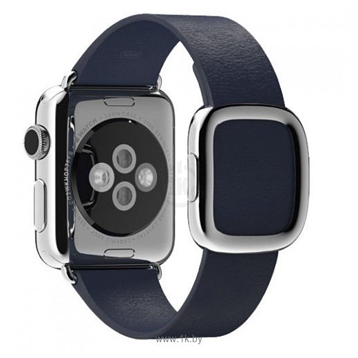Фотографии Apple Watch 38mm Stainless Steel with Midnight Blue Buckle (MJ342)